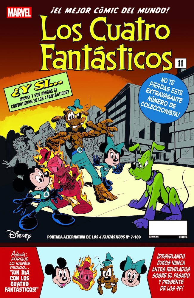 Los 4 Fantasticos 07 Portada Disney