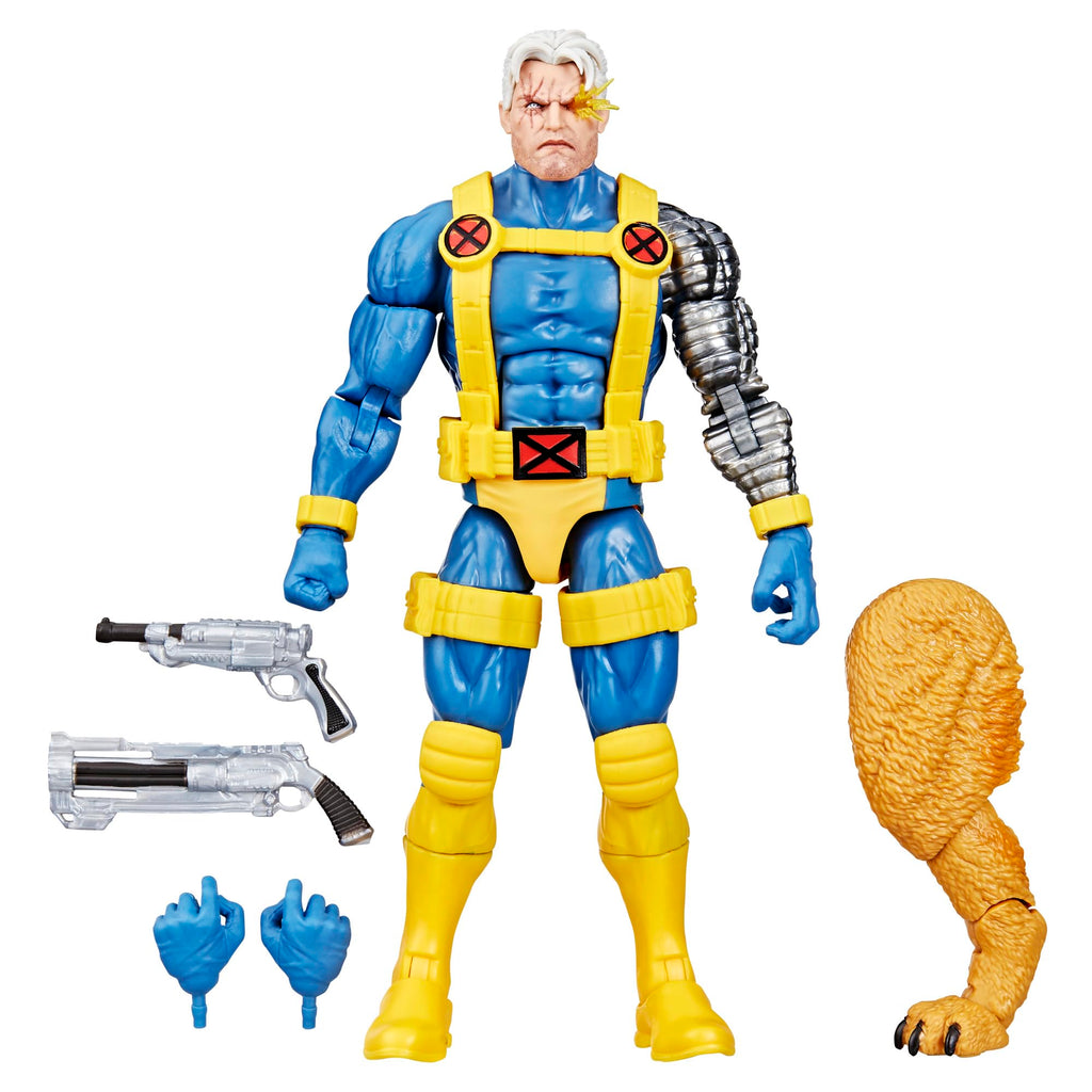 Serie Leyendas de Marvel Figura de Acción Coleccionable de Cable de 6 Pulgadas con Parte de Construye-una-Figura